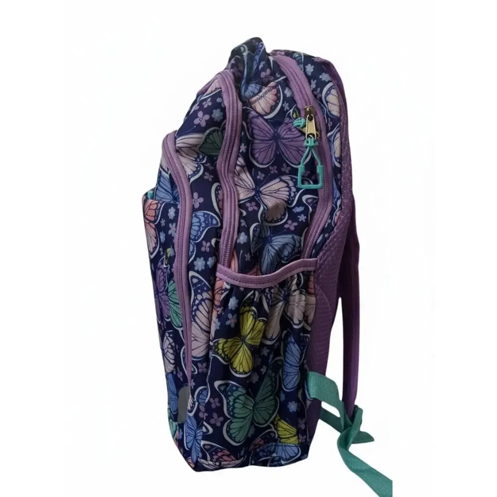 Member’s Mark Butterfly Backpack Lunch Bag Set NWOT Kids Y2K Colorful School
